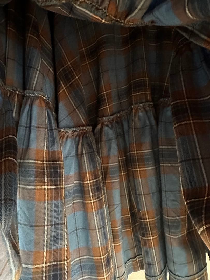 AD2001 JUNYA WATANABE タータンチェック ラップスカート