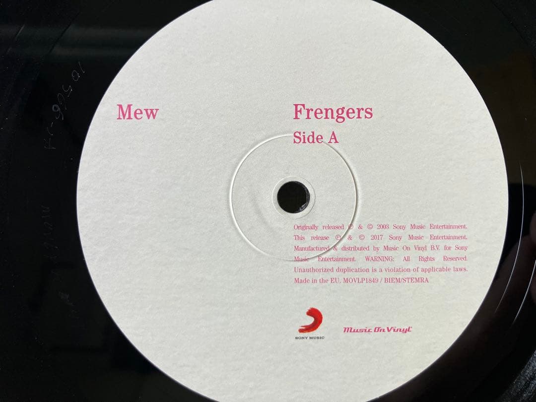 Mew-ミュー / Frengers-フレンジャーズ•アナログLPレコード輸入盤