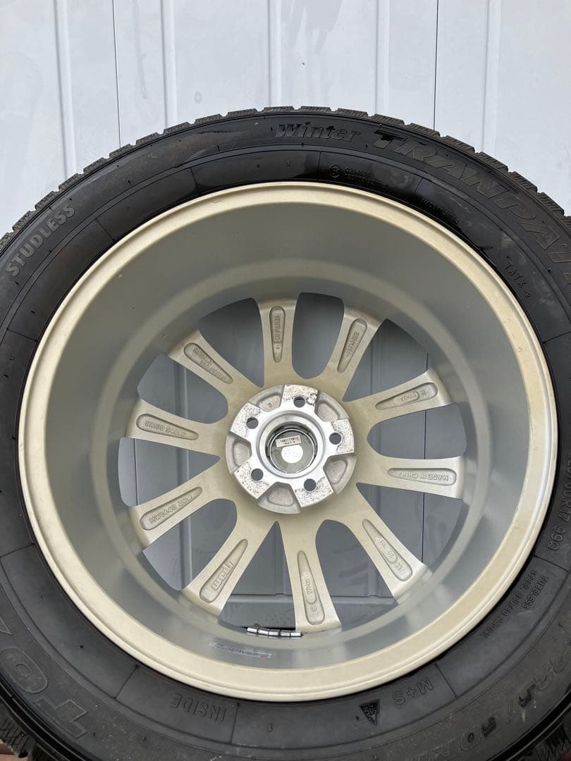 225/60R17 スタッドレス2022年35・36週製造4 本ホイールセット