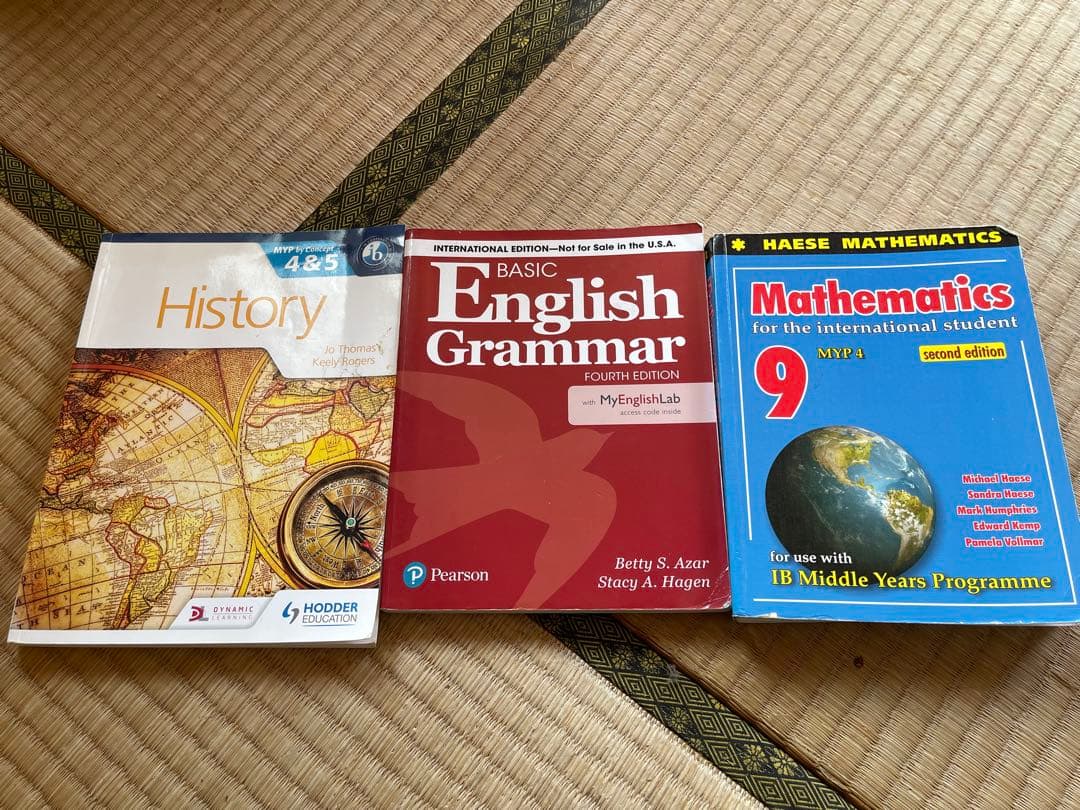 IB 英語教材 英文法 数学 歴史 社会 科学 7冊セット MYP