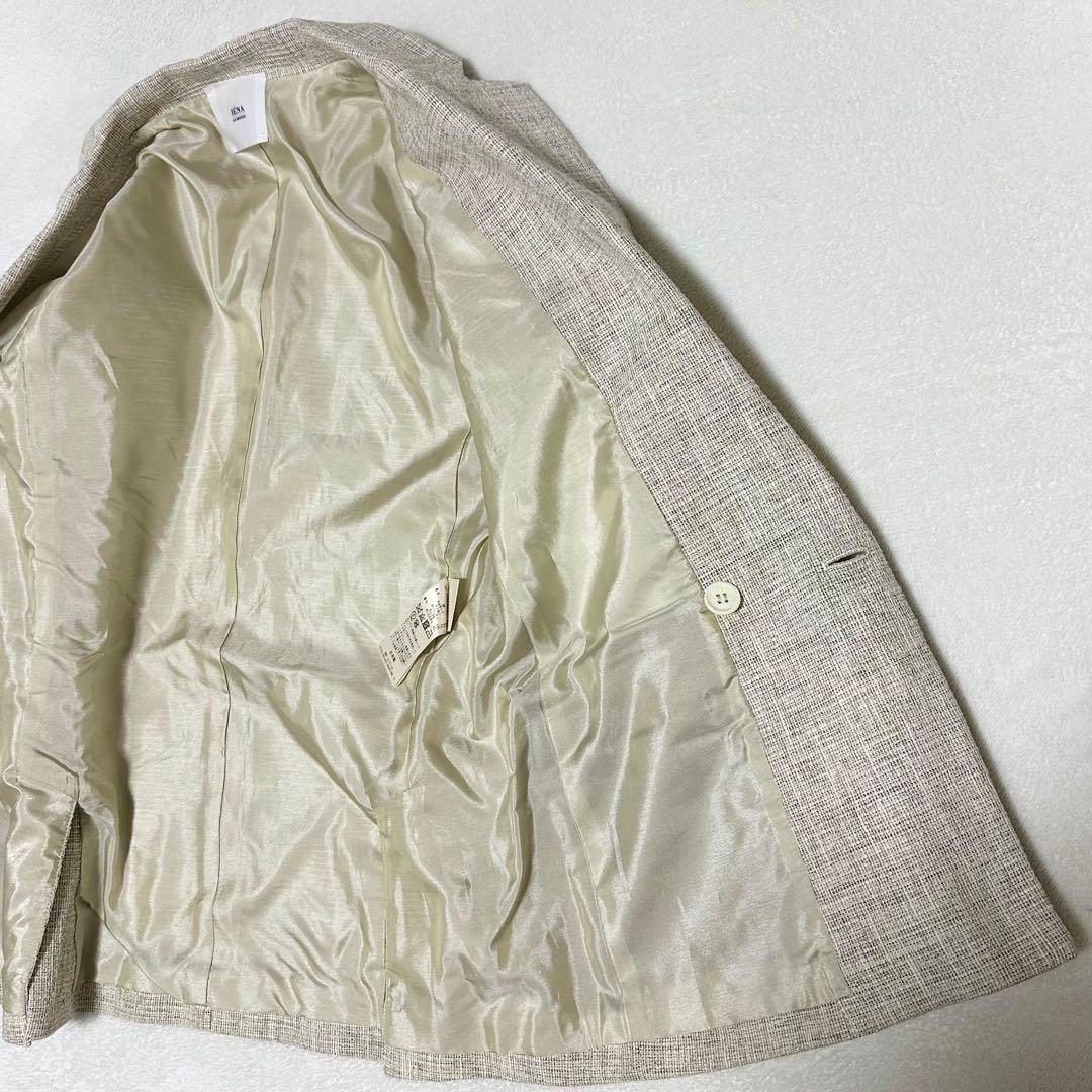 IENA LA BOUCLE ウールマット ダブルボタンジャケット 36