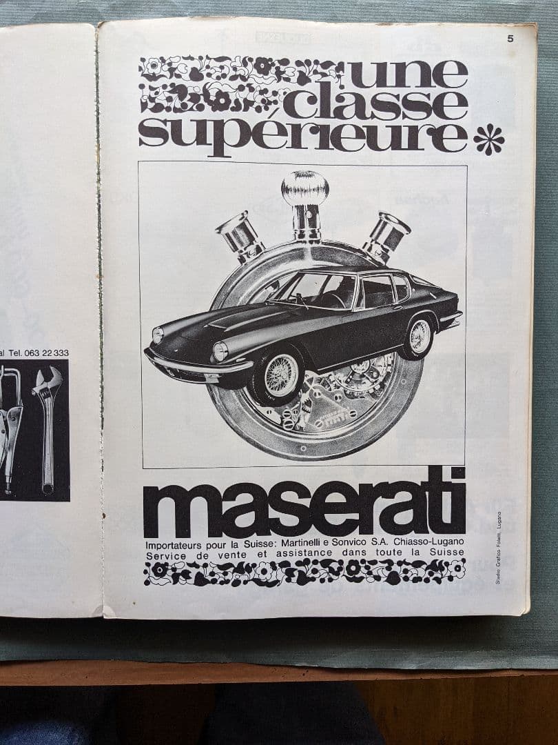 洋書 AutomobIl  Revue  1968