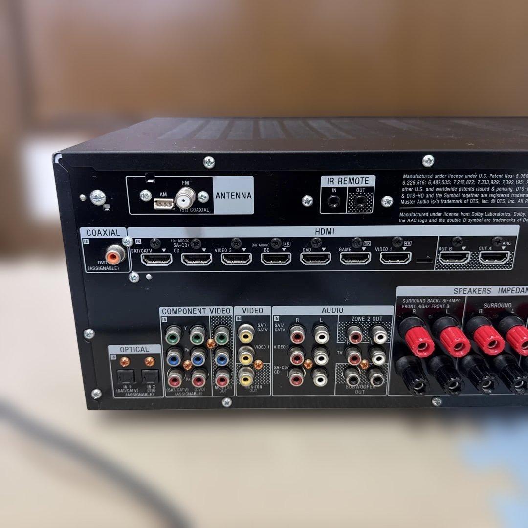SONY AVアンプ ブラック