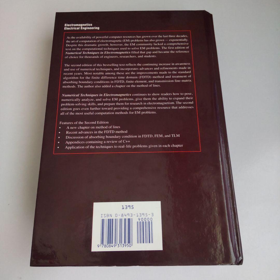 洋書 Numerical Techniques in Electromagnetics