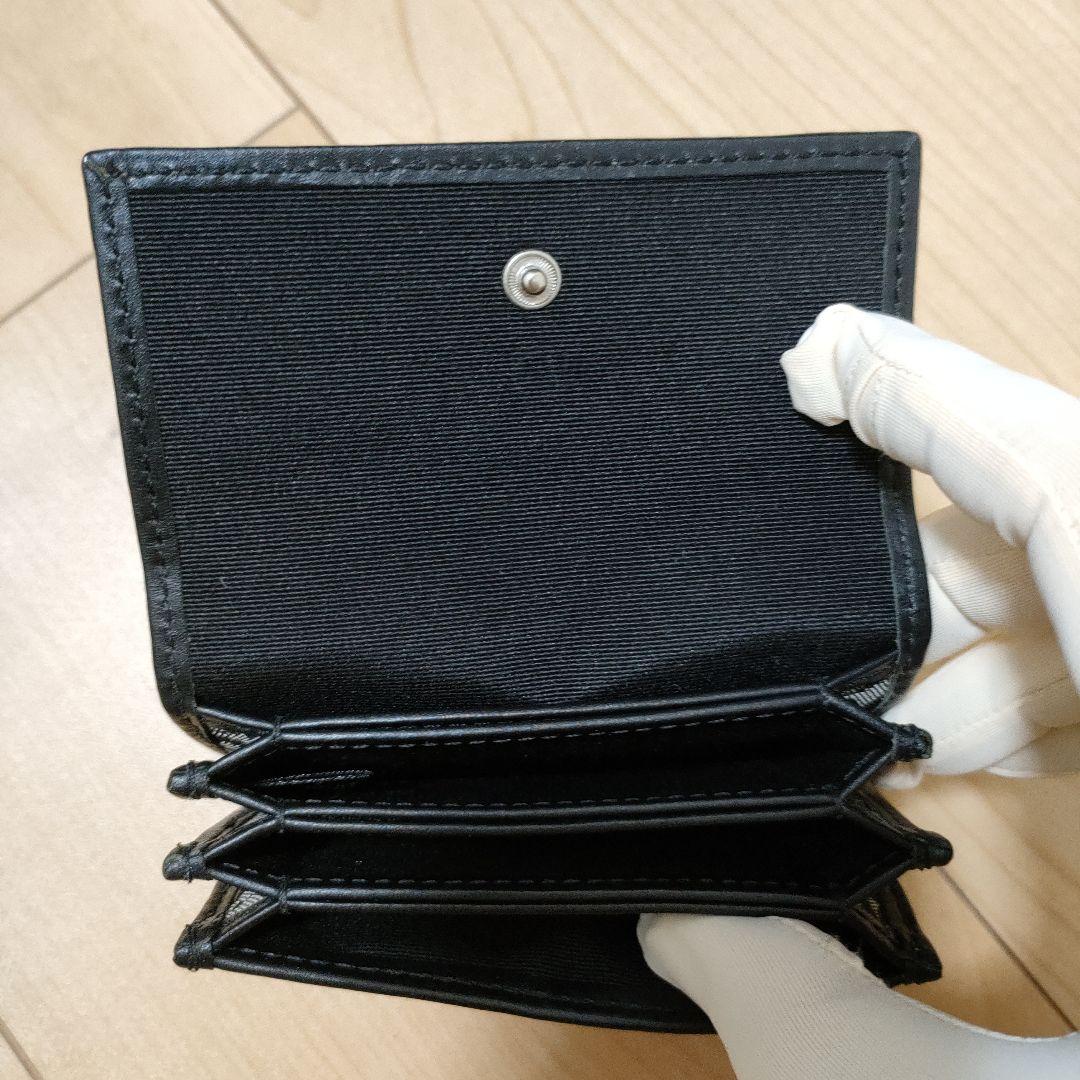 COACH ブラックレザー 名刺入れ 　男女兼用