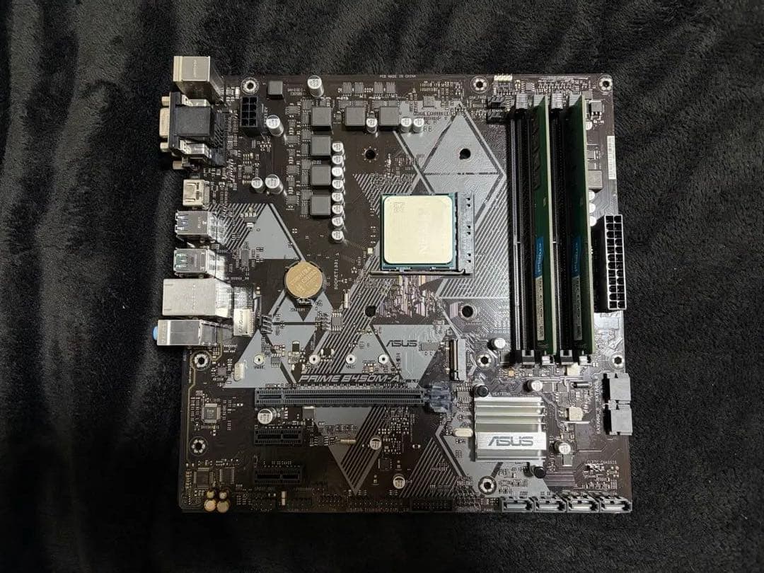 ASUS B450M+Ryzen7 2700＋DDR4 3200 16GB