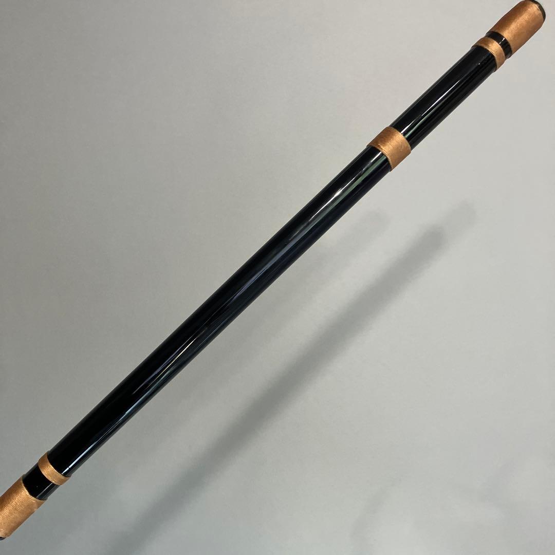 篠笛七本調子 B菅　ドレミ調　MR7-93 天地糸巻西洋音階 竹笛 和楽器 黒塗