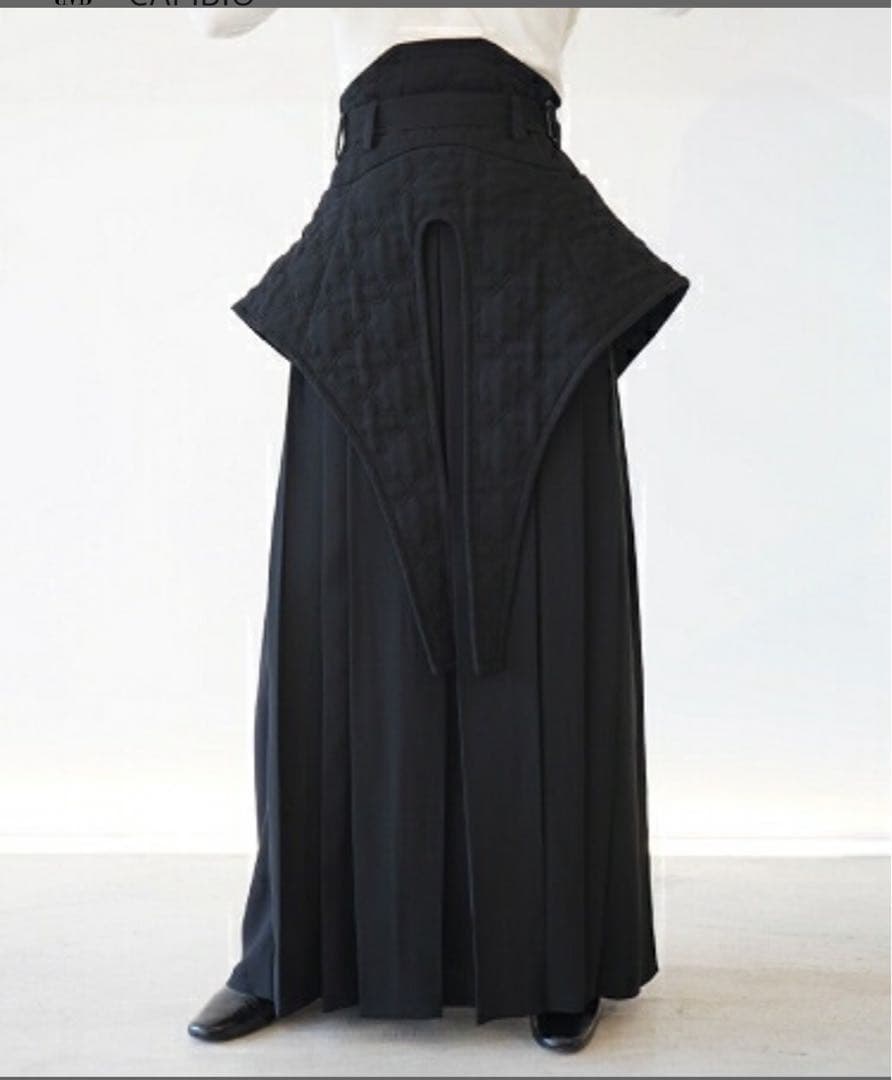 【HATRA(ハトラ)】Octa_Quilt_Skirt プリーツスカート　袴