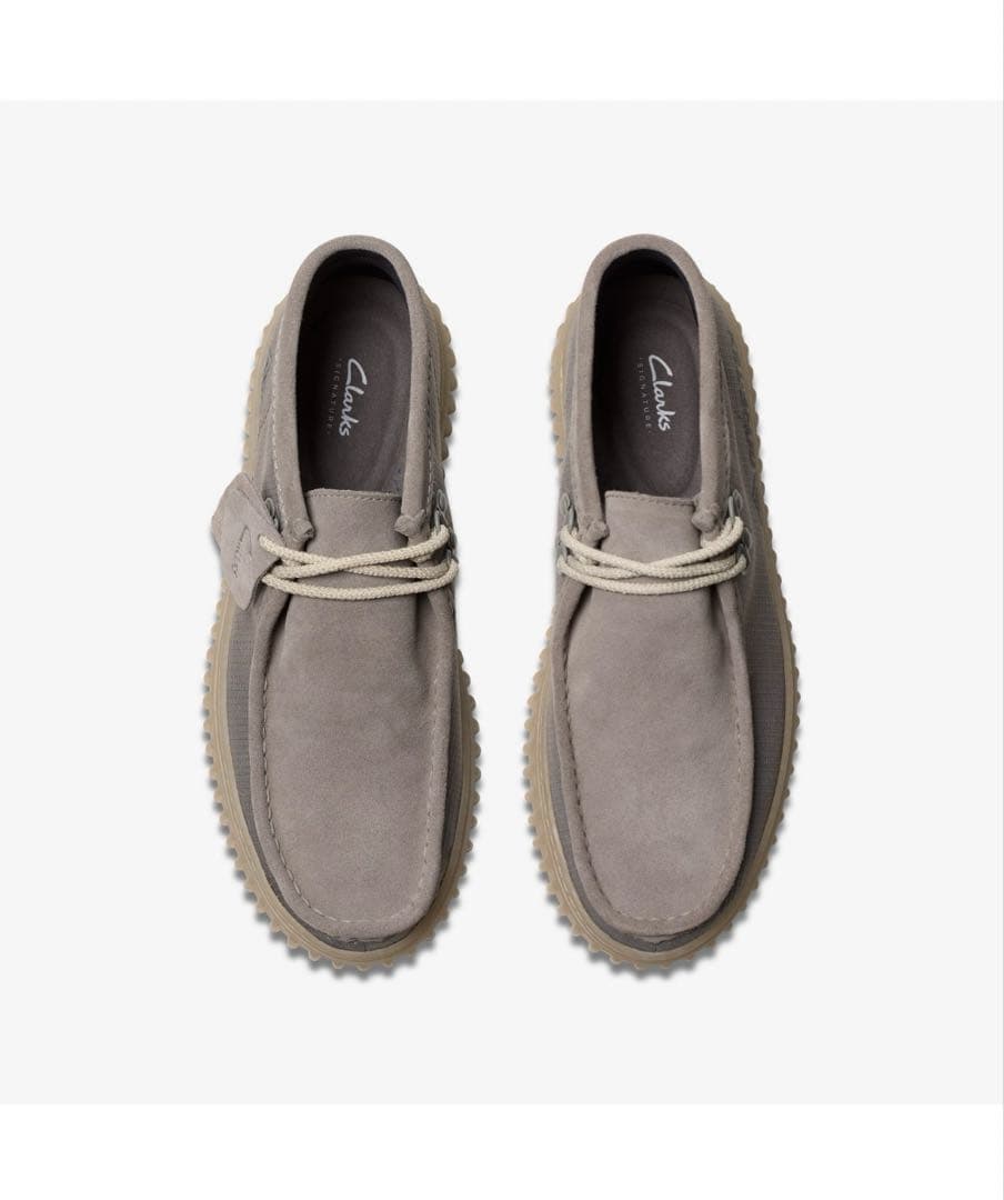 クラークス　ワラビー　トーヒルハイ　ゴアテックス　グレー　UK7.5