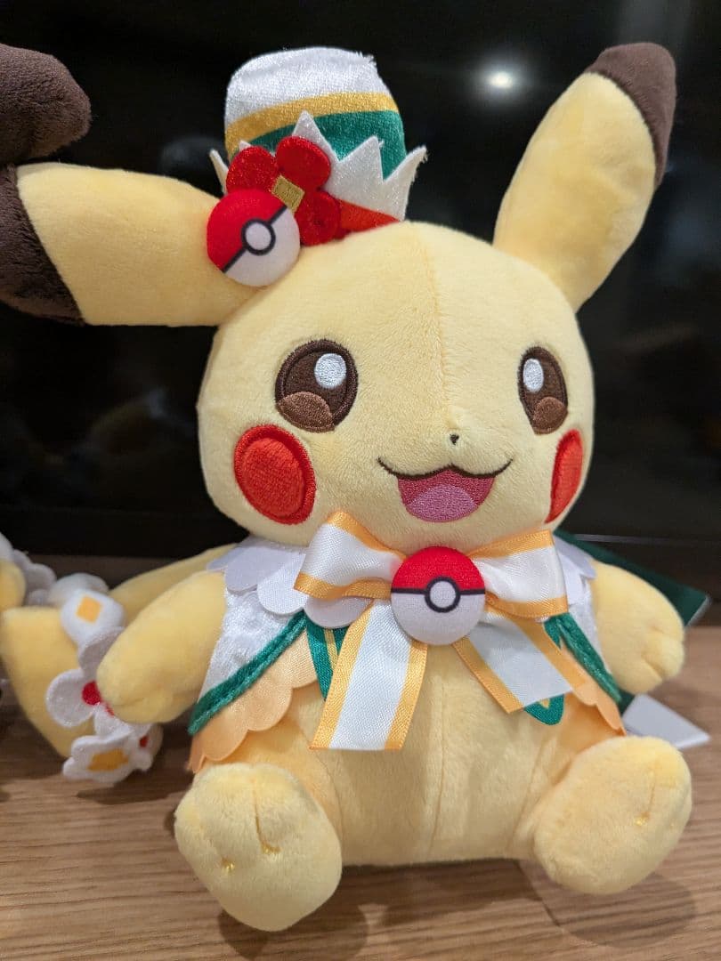 ポケパークカントー限定　ピカチュウ　イーブイ　ぬいぐるみ３体セット