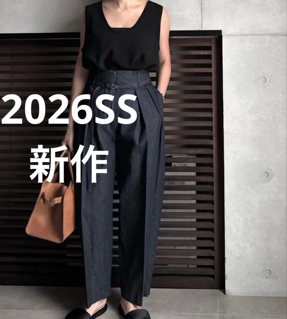ローヘン LOHEN HIGH WAIST 2TUCK DENIM デニム