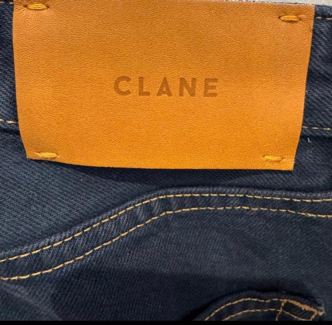 【CLANE】ブラックハイウエストデニム