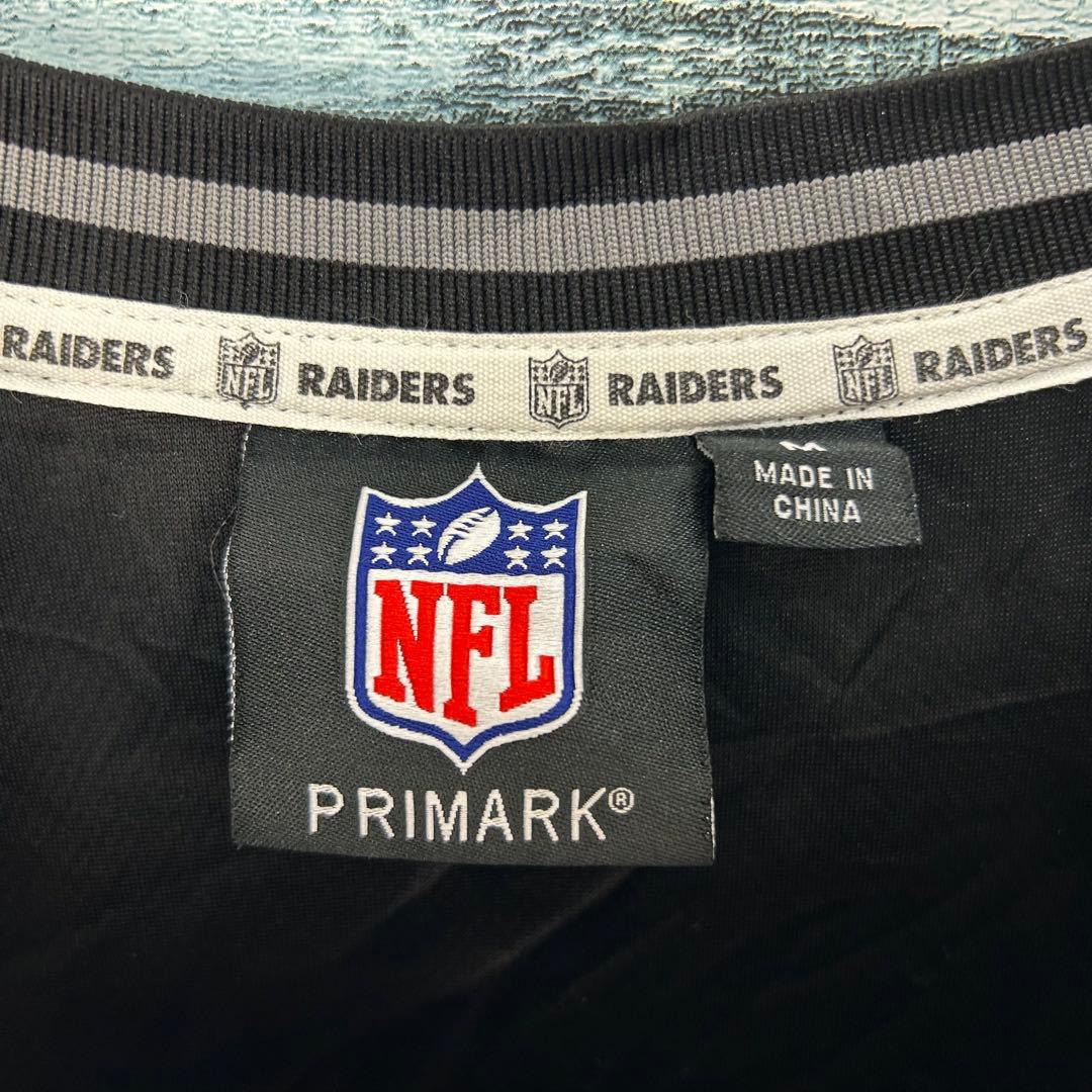 NFL プリントチームロゴ レイダース ゲームシャツ タンクトップ M 5233