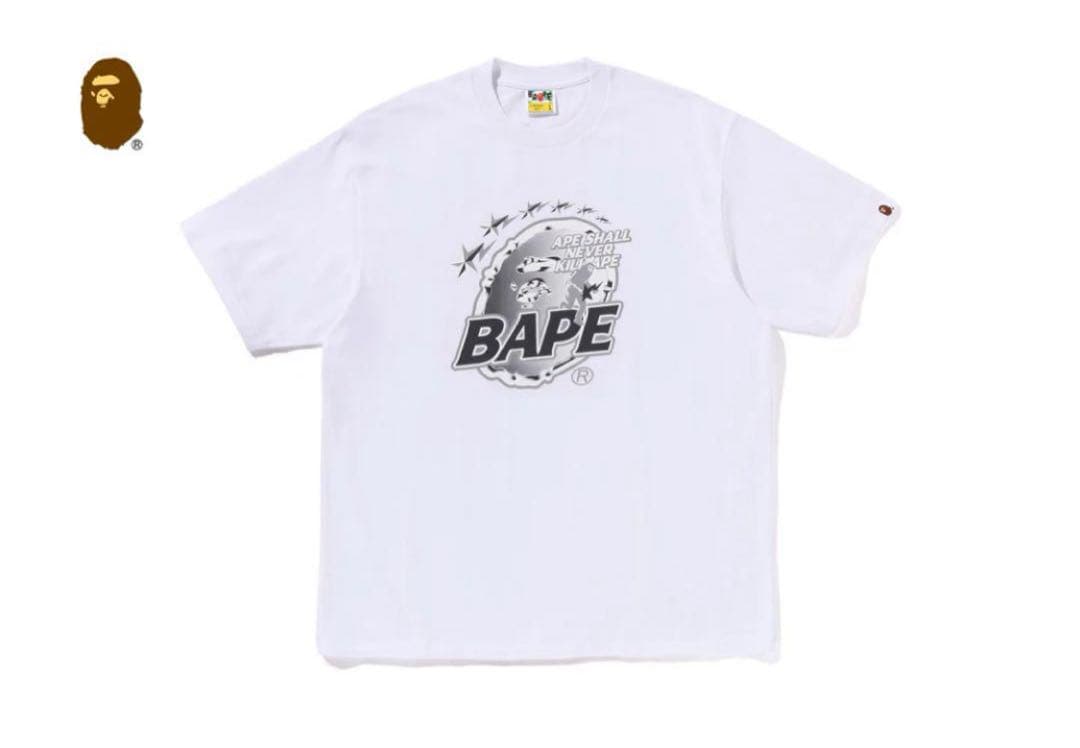 A BATHING APE グラフィックプリント Tシャツ ホワイト