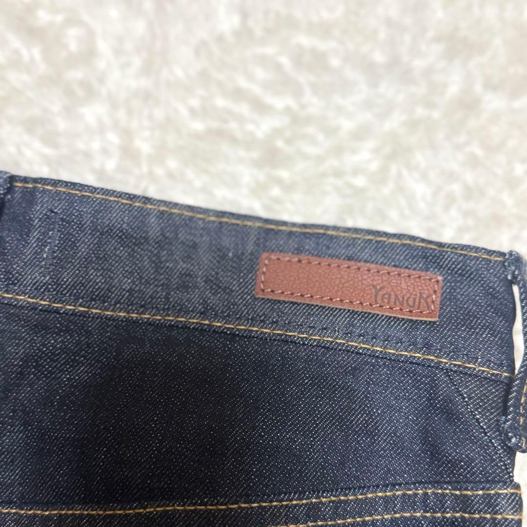 美品✨　yanuk Iラインデニムスカート　Sサイズ　OWI(NAVY)