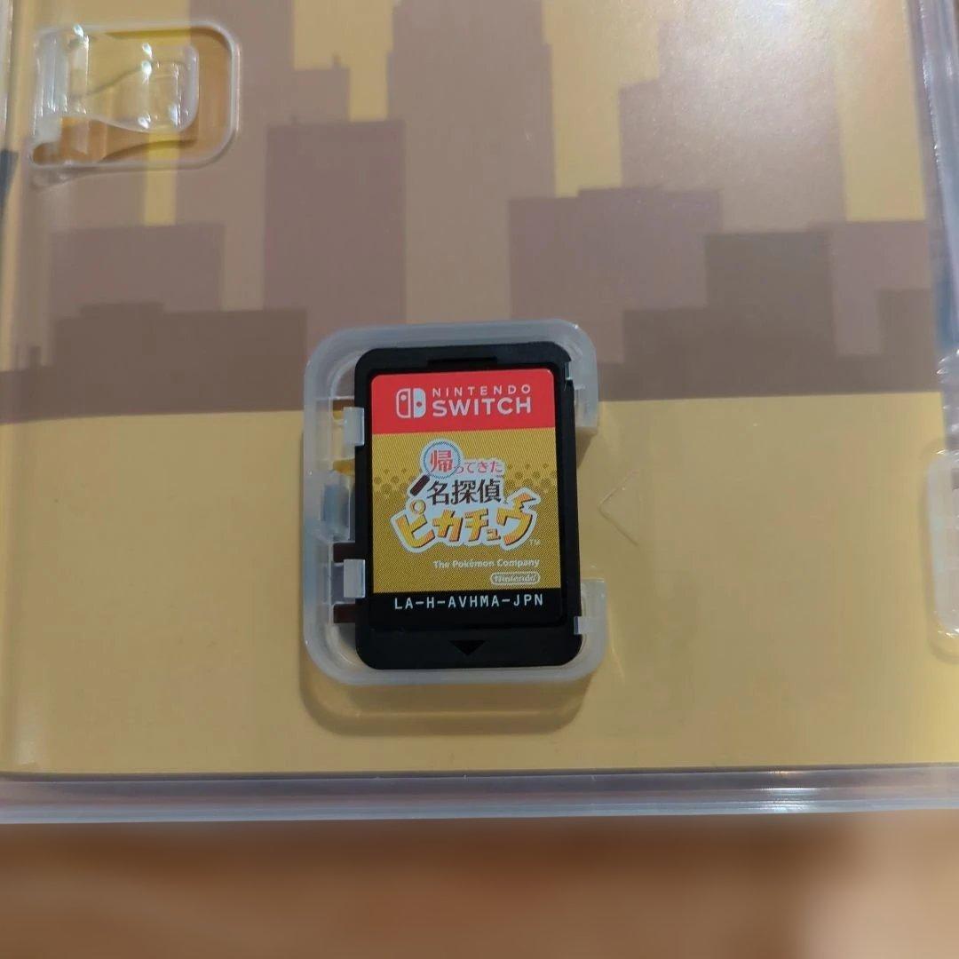 Switch 帰ってきた名探偵ピカチュウ　未開封プロモカード付き