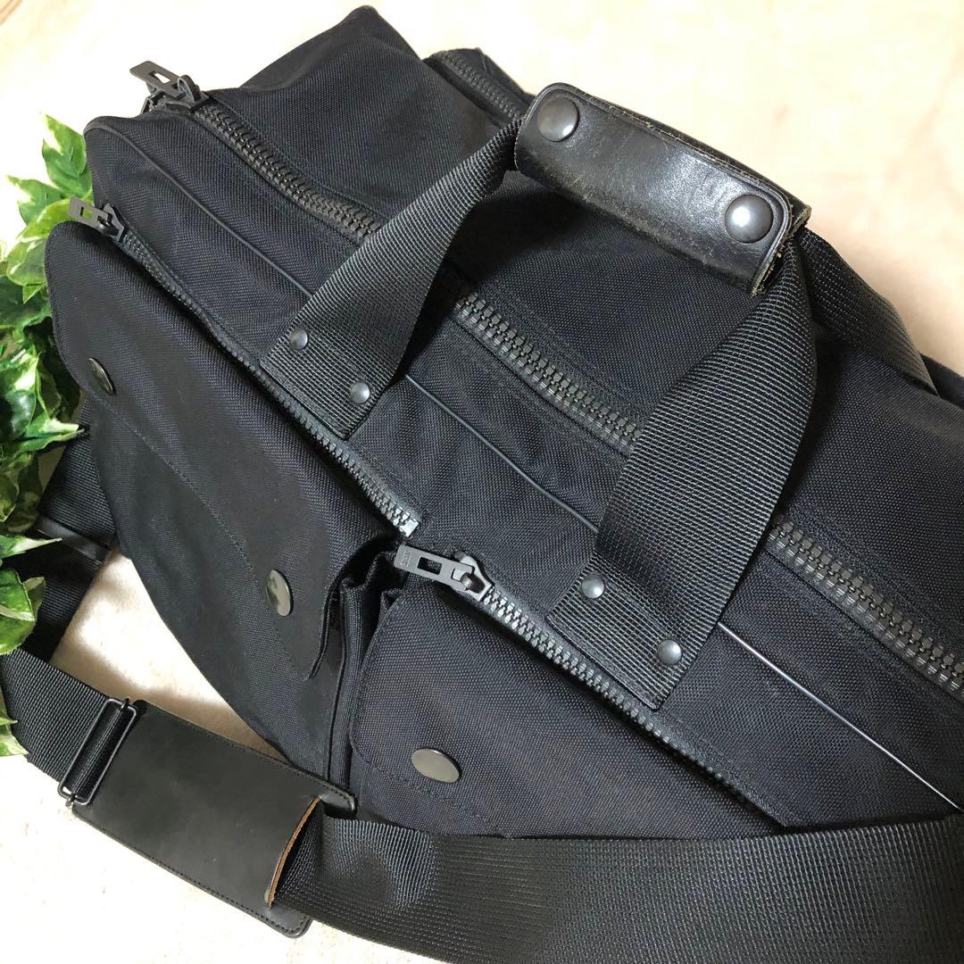 美品　レア　ポーター　アングル 2WAY ダッフルバッグ　ボストンバッグ　黒