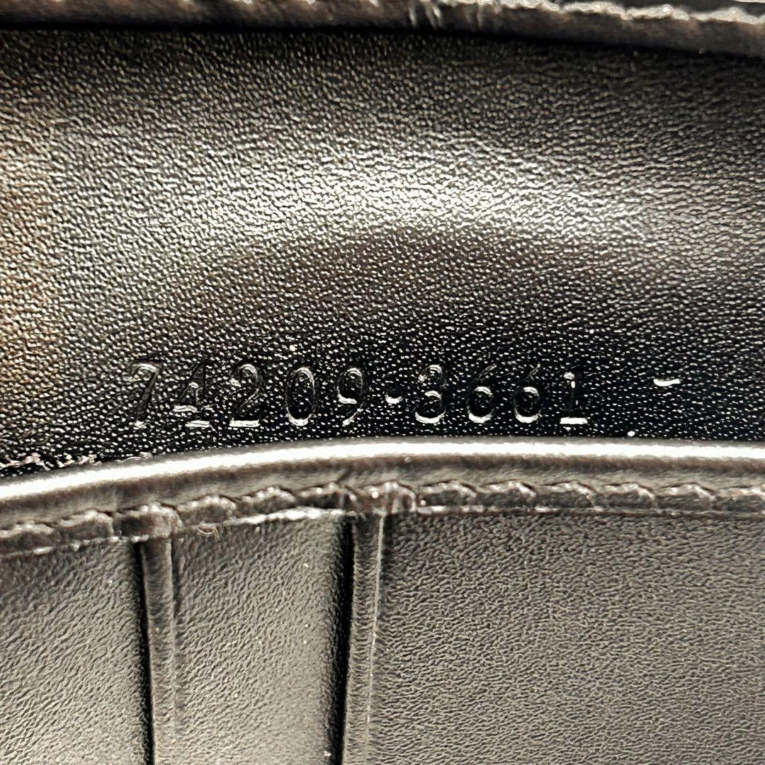 GUCCI グッチ GGキャンバス 二つ折り財布 ジャッキー金具