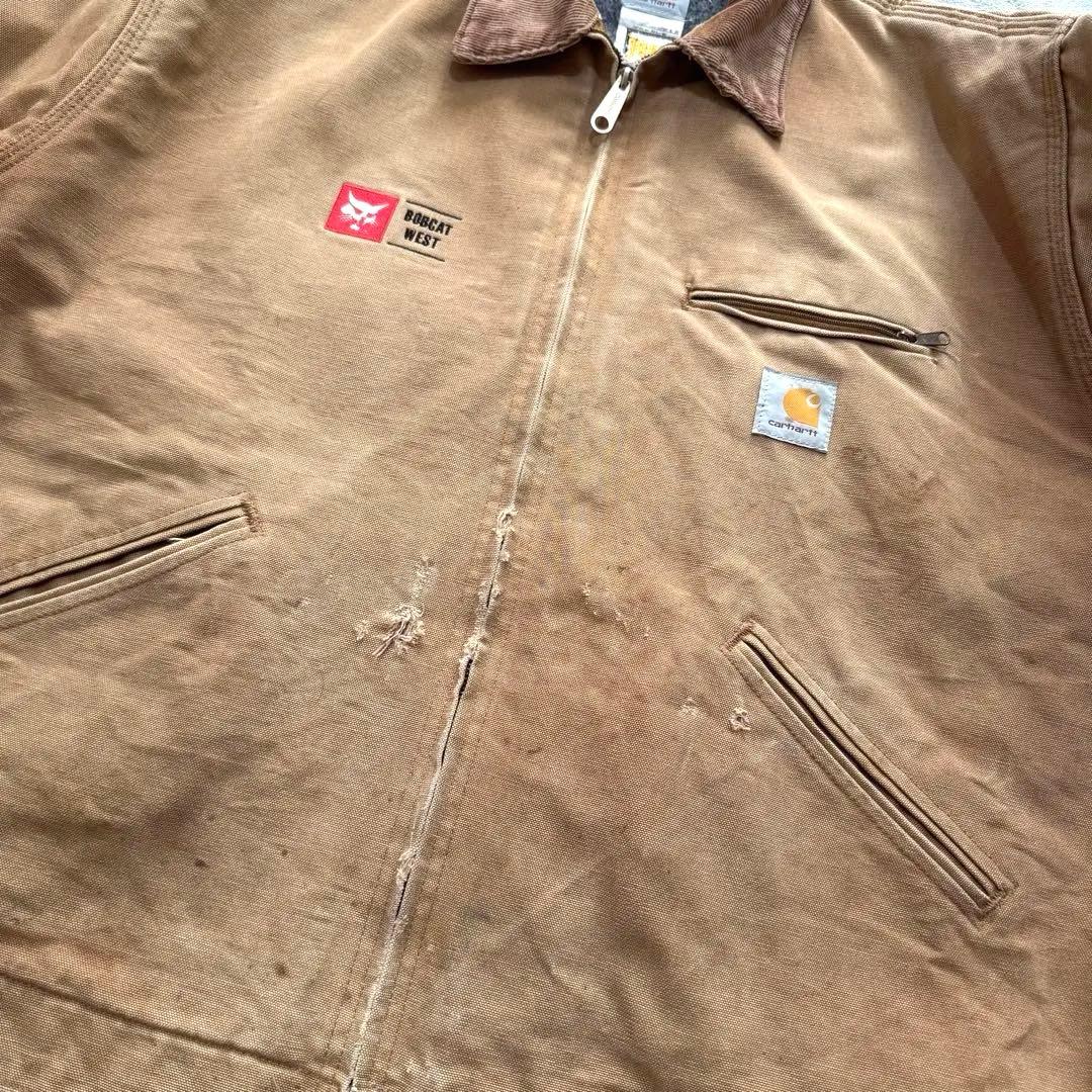 carhartt デトロイトジャケット j01 BRN USA製 52