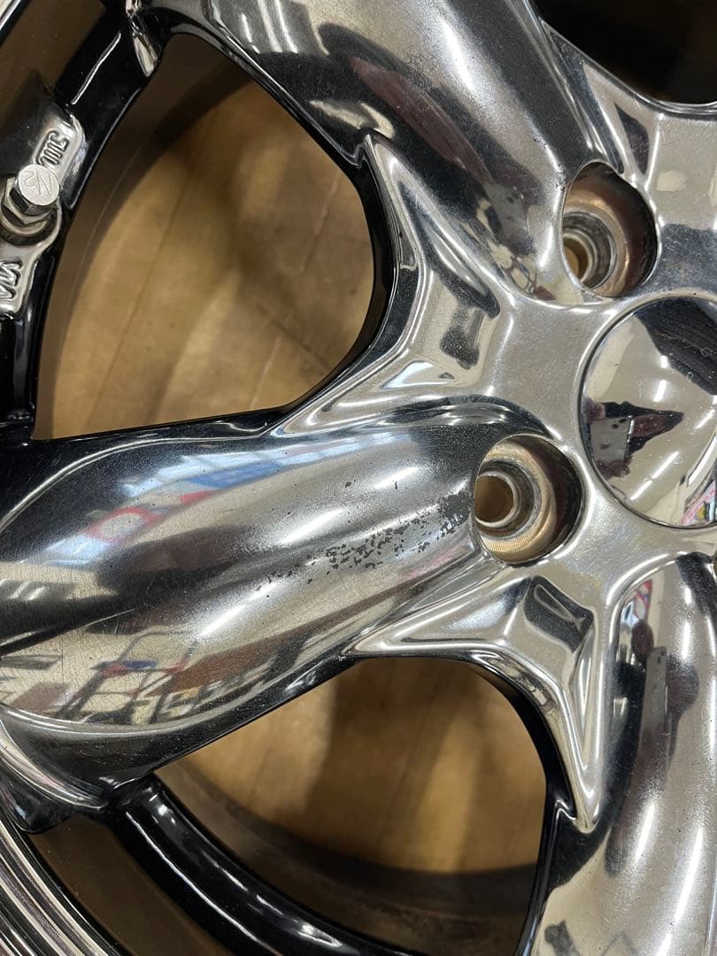 【現品限り】ワーク グッカーズ中古アルミホイール 15インチ4本セット軽自動車