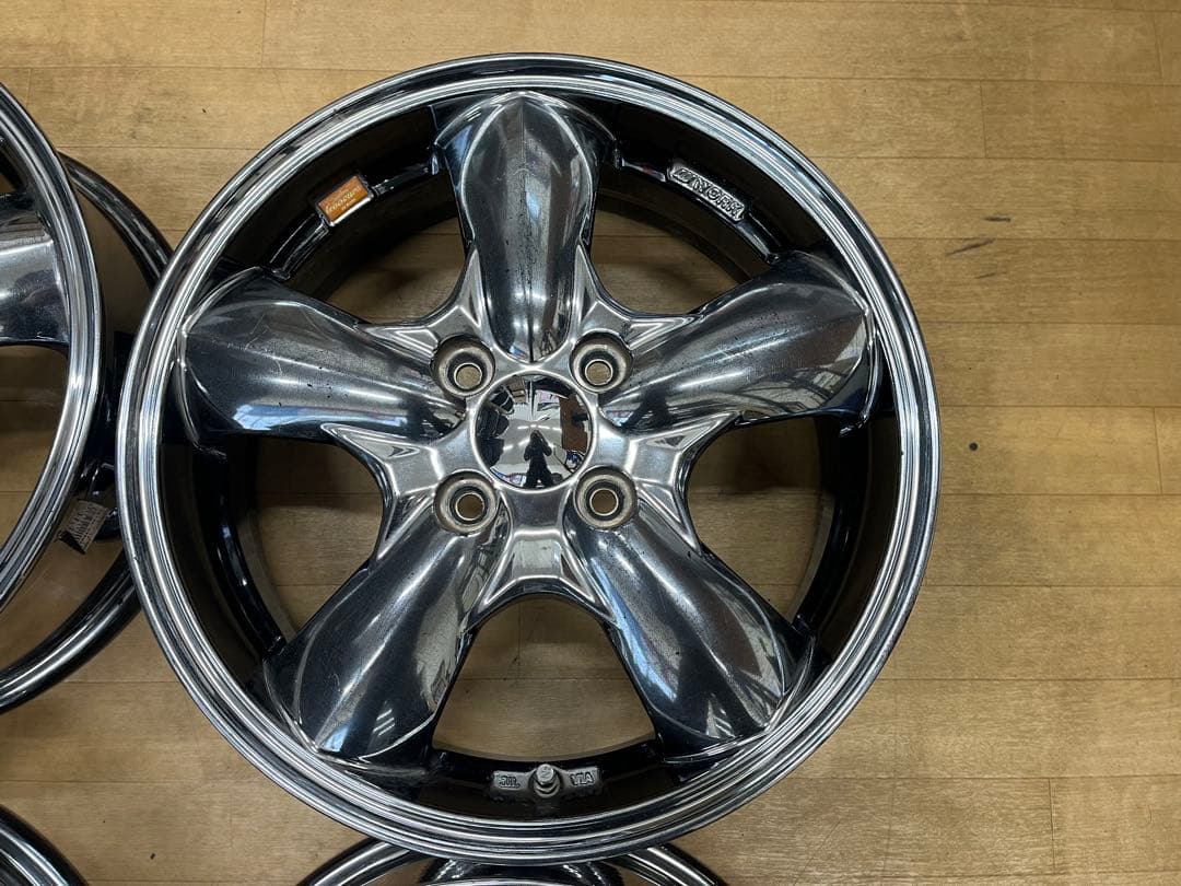 【現品限り】ワーク グッカーズ中古アルミホイール 15インチ4本セット軽自動車