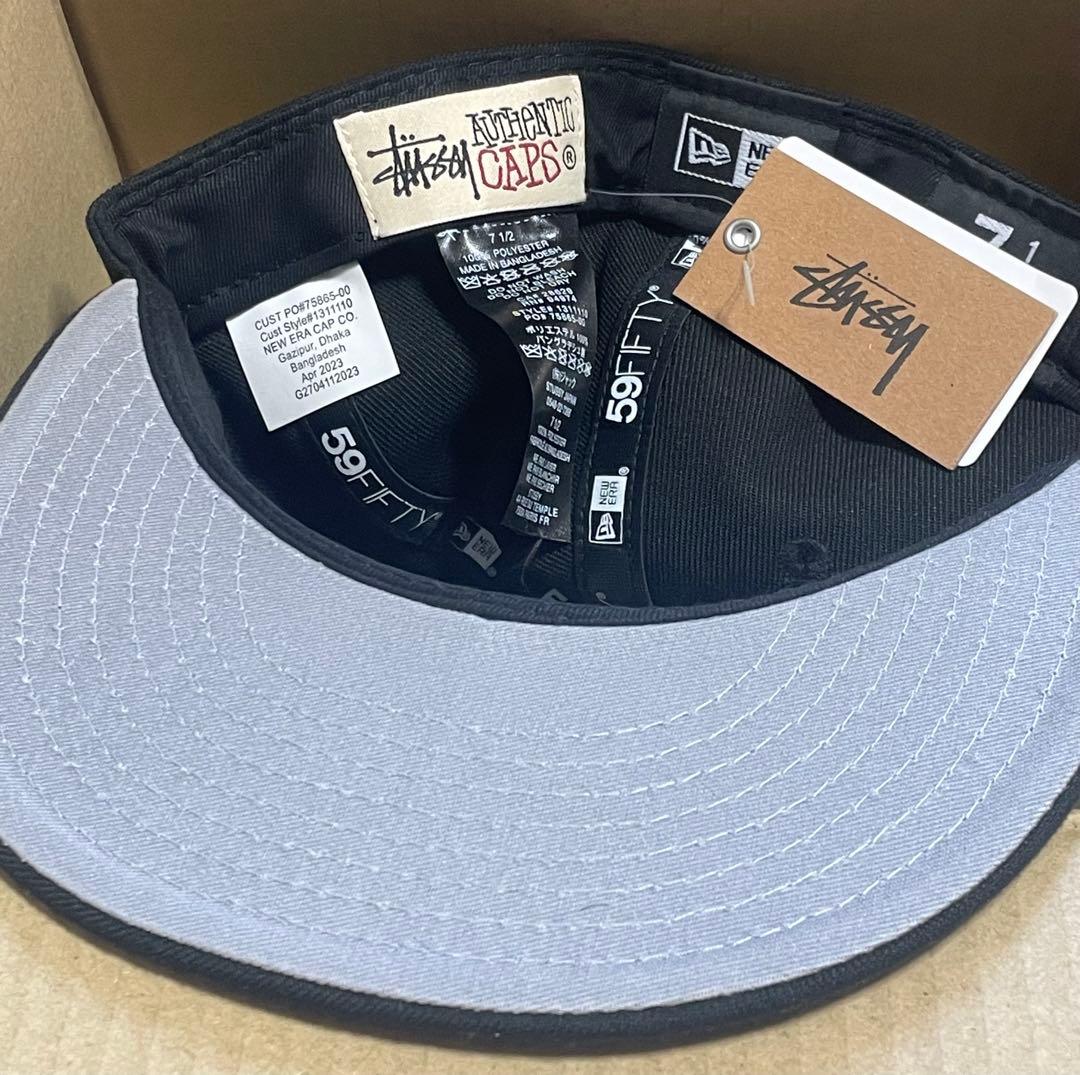 STUSSY 59FIFTY キャップ ブラック 7 1/2