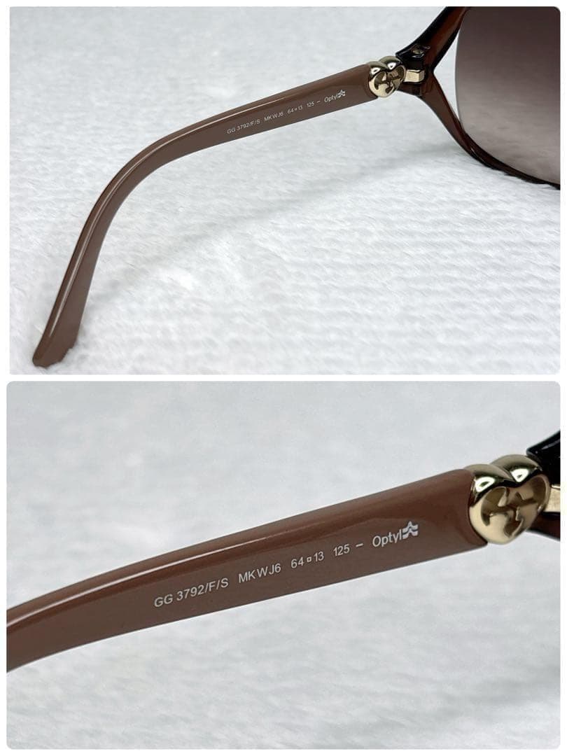小物 GUCCI GoldHeart Interlocking Sunglasses