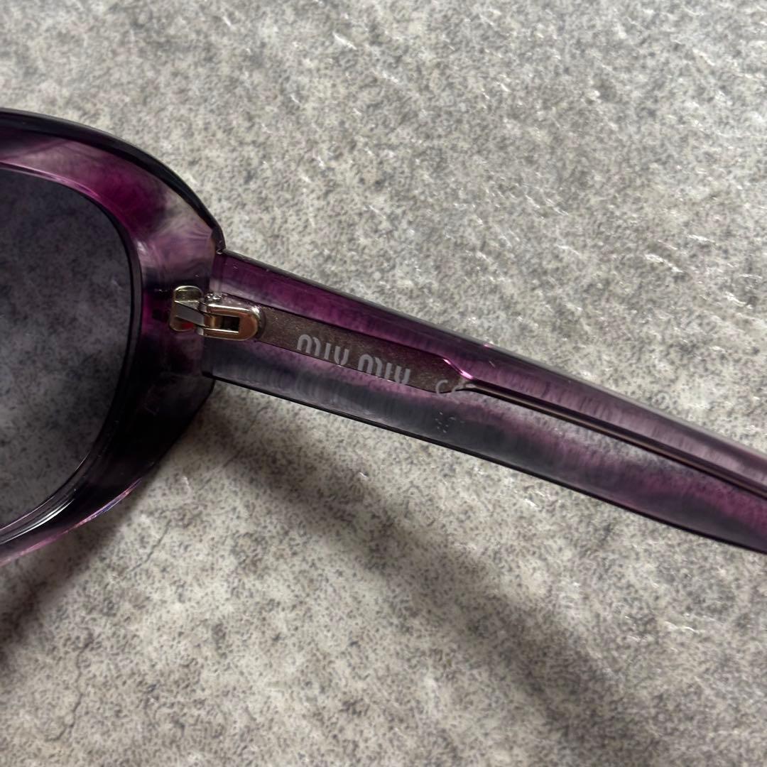 小物 ARCHIVE MIUMIU PURPLE SUNGLASSES
