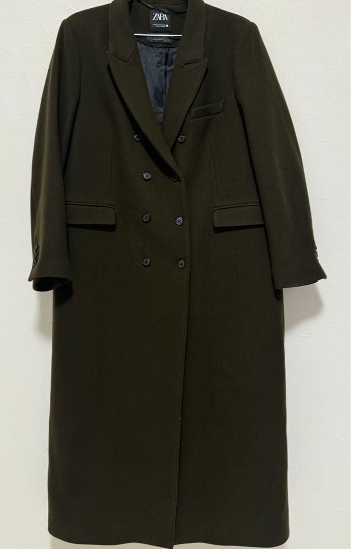 ZARA ザラ ロング チェスターコート マンテコ 2XL 大きめ