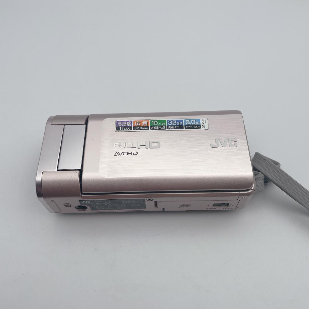 【未使用級】JVC Everio フルハイビジョンビデオカメラ GZ-V570