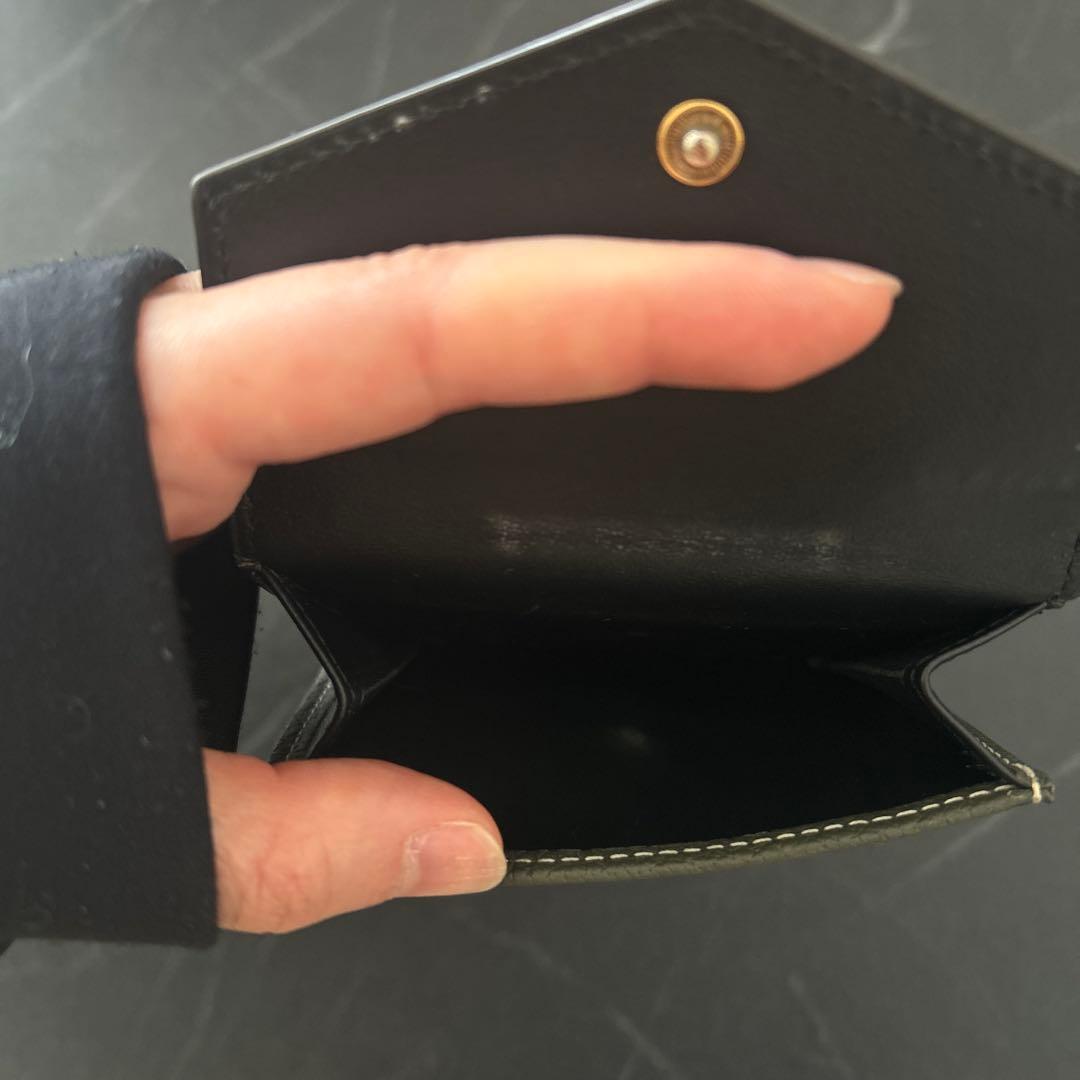 BONAVENTURA COMPACT WALLET オリーブ×ブラック