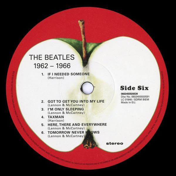 The Beatles 2023年赤盤青盤レコード180gセット（6LP）