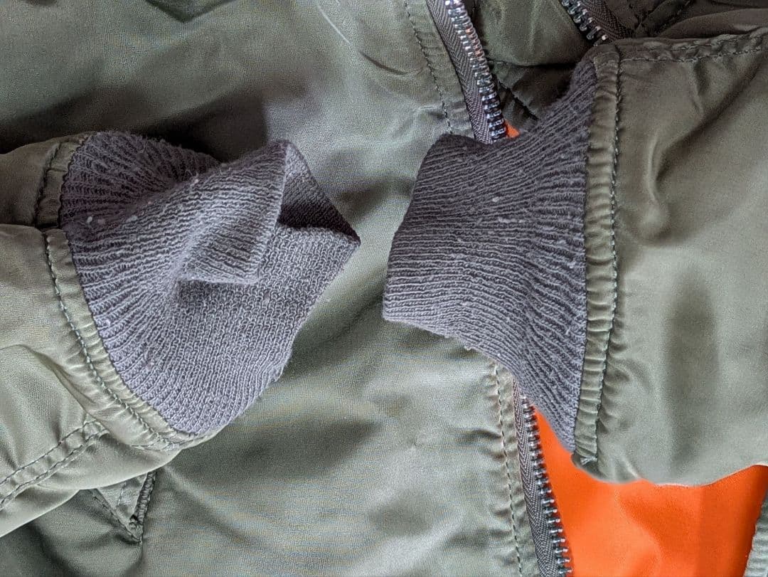 ALPHA INDUSTRIES MA-1 セージグリーン M USA製