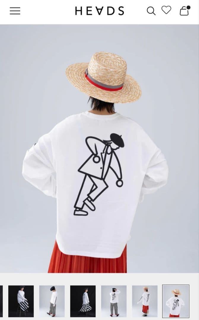 トップス HEADS Just dance your own way LS T-sh