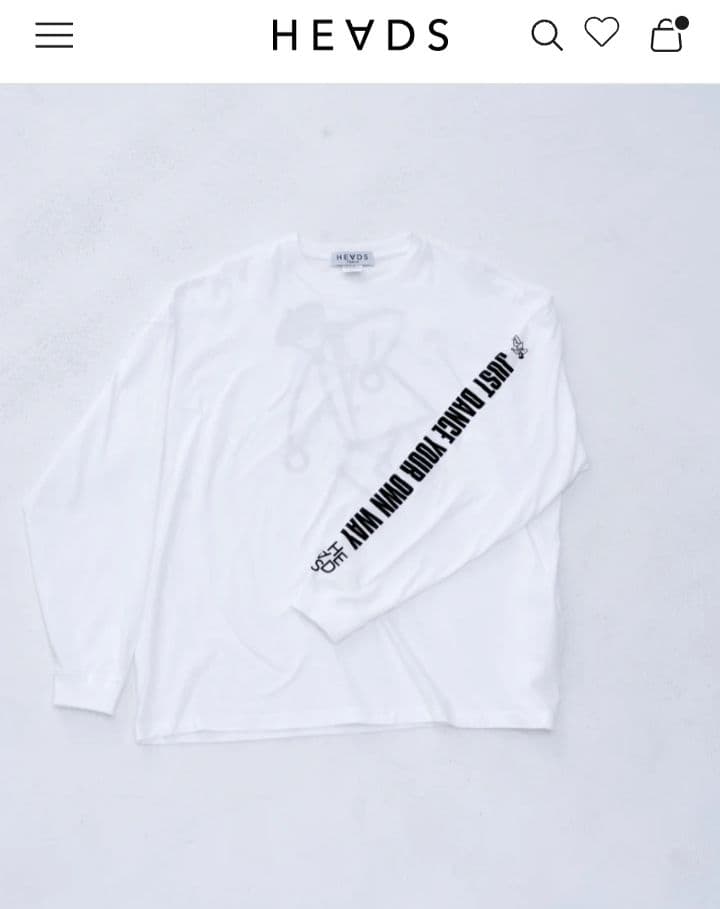 トップス HEADS Just dance your own way LS T-sh