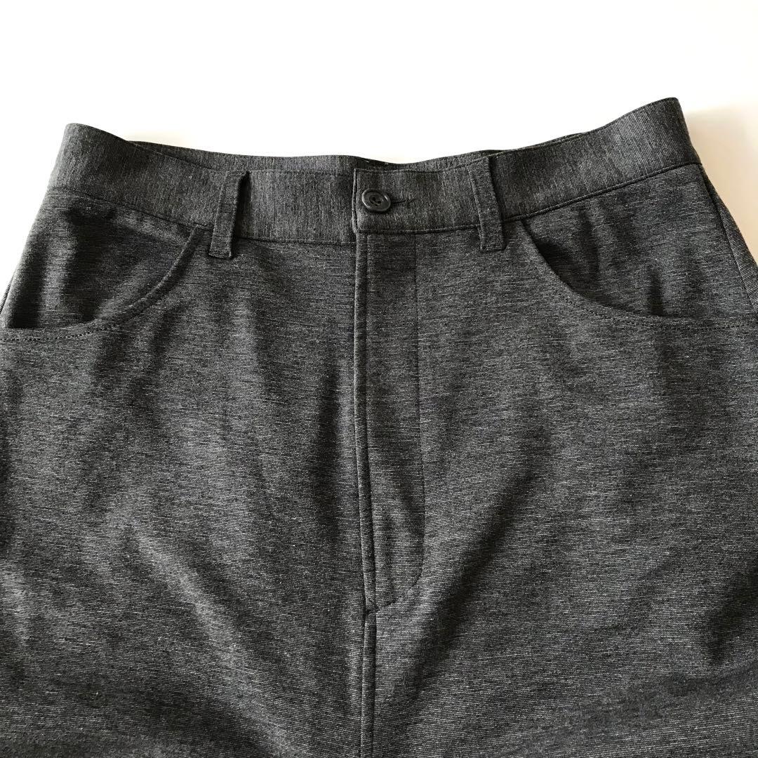 [美品]glambグラム♪イージークロップドヘムタックパンツ