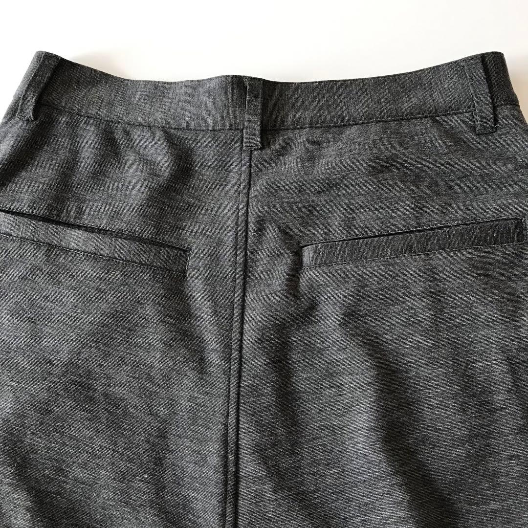 [美品]glambグラム♪イージークロップドヘムタックパンツ