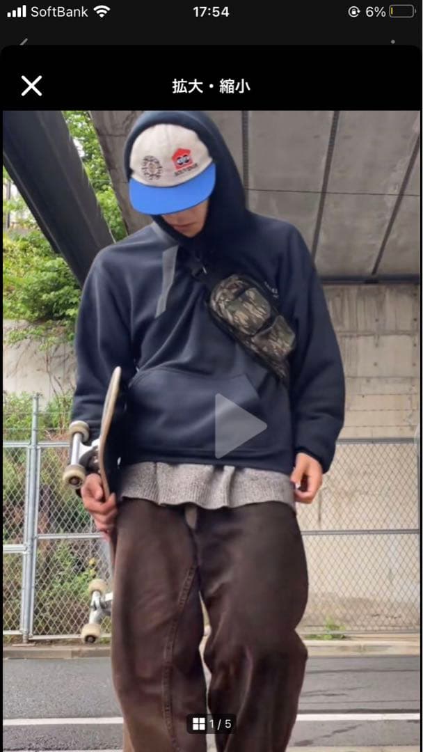 bedlam 2tone cap fuji着用