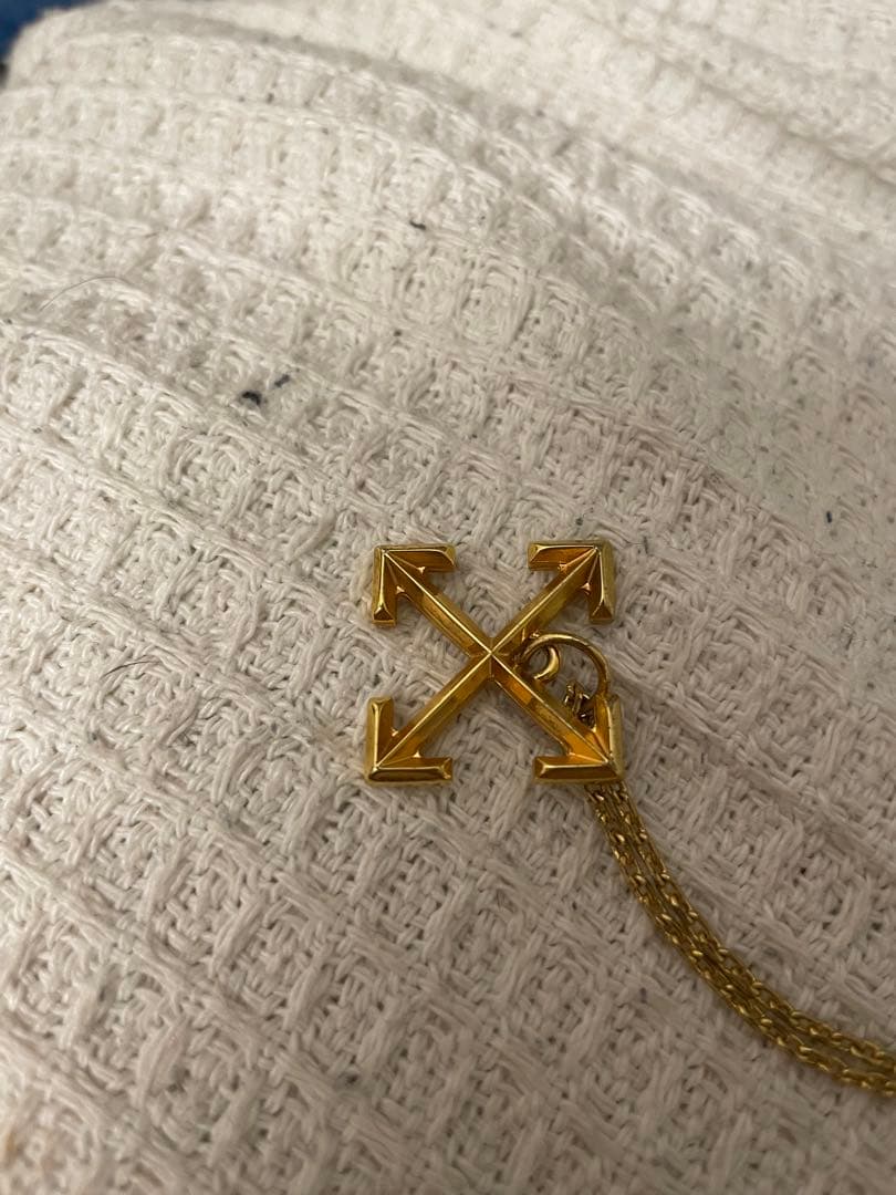 OFF-WHITE ゴールド ネックレス