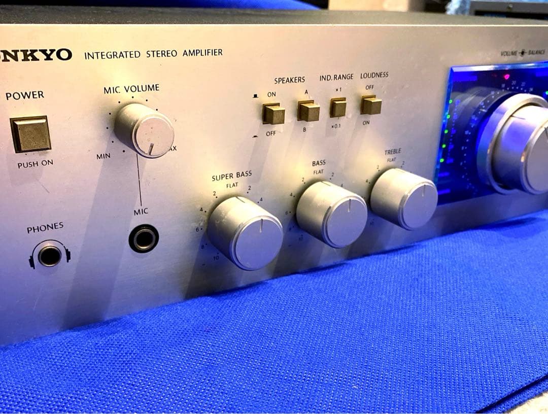 動作品 ONKYO プリメインアンプ A-5500 LED仕様 オンキヨー