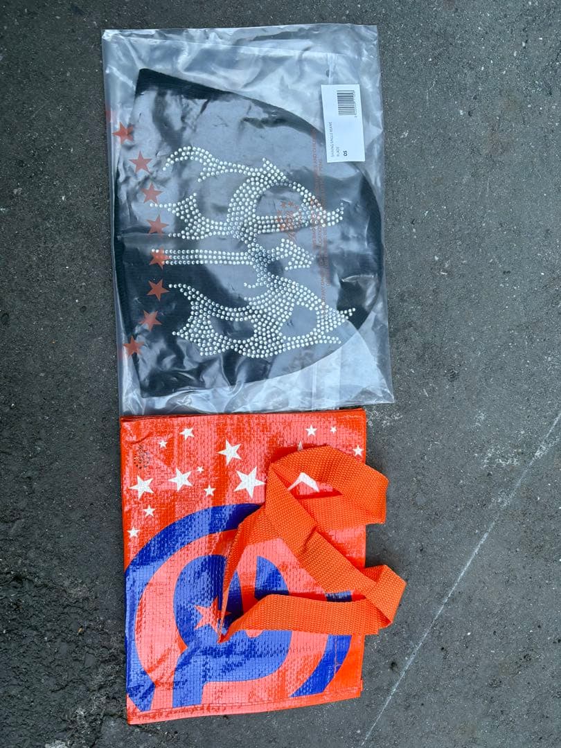 (即購入可)黒 AFBビーニーストーン装飾 ニット帽 Fサイズ