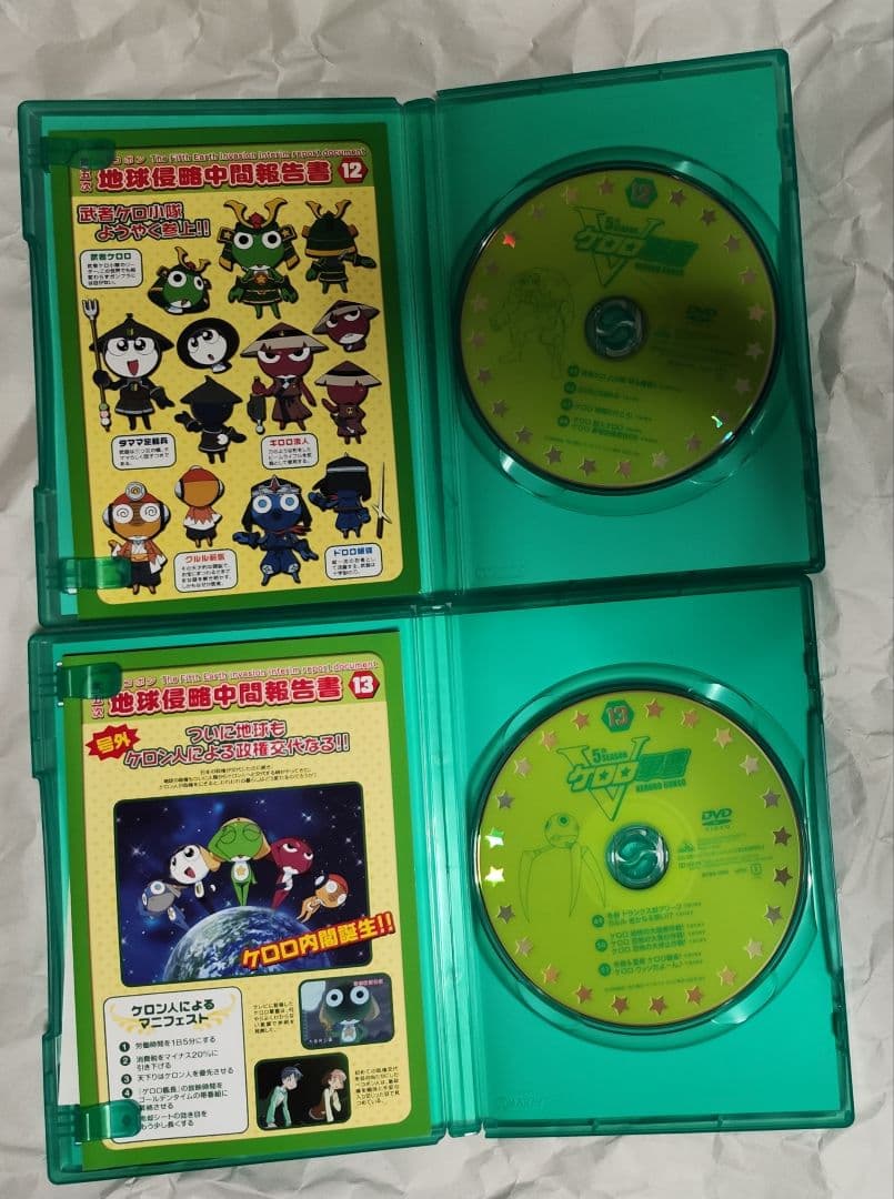 中古　ケロロ軍曹5th.6thシーズンセット　視聴確認済み