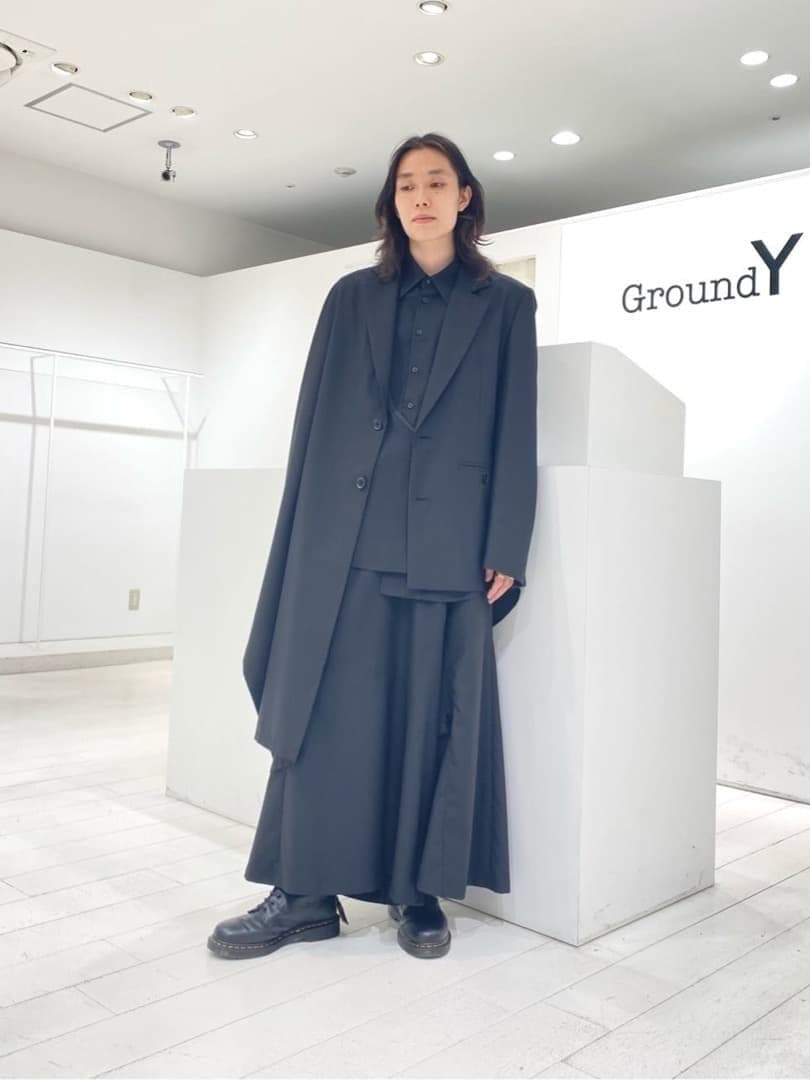 グラウンドY Cloak docking jacket ドッキングジャケット