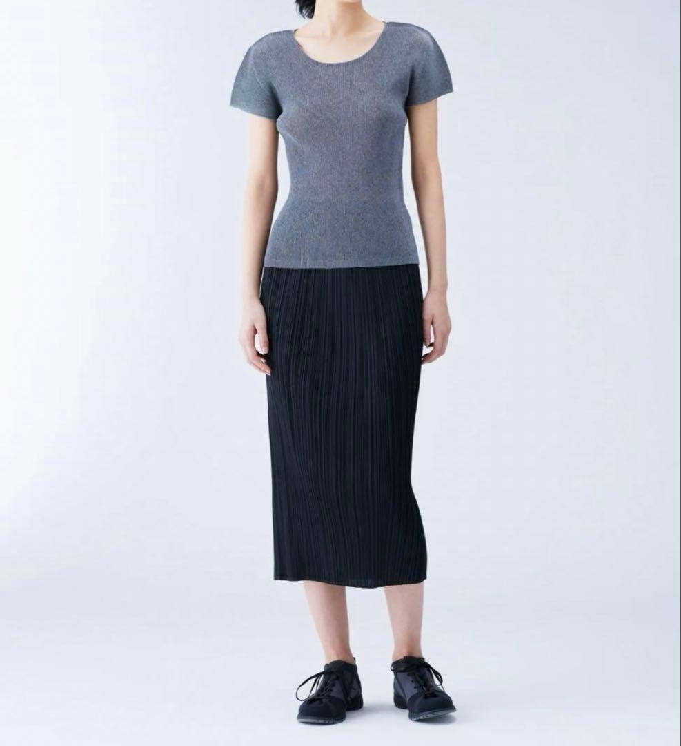 【美品】PLEATS PLEASEプリーツプリーズロングスカート黒