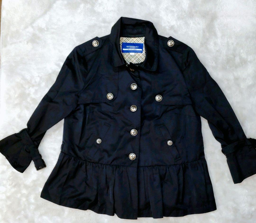 BURBERRY BLUE LABEL ペプラム トレンチコート 38