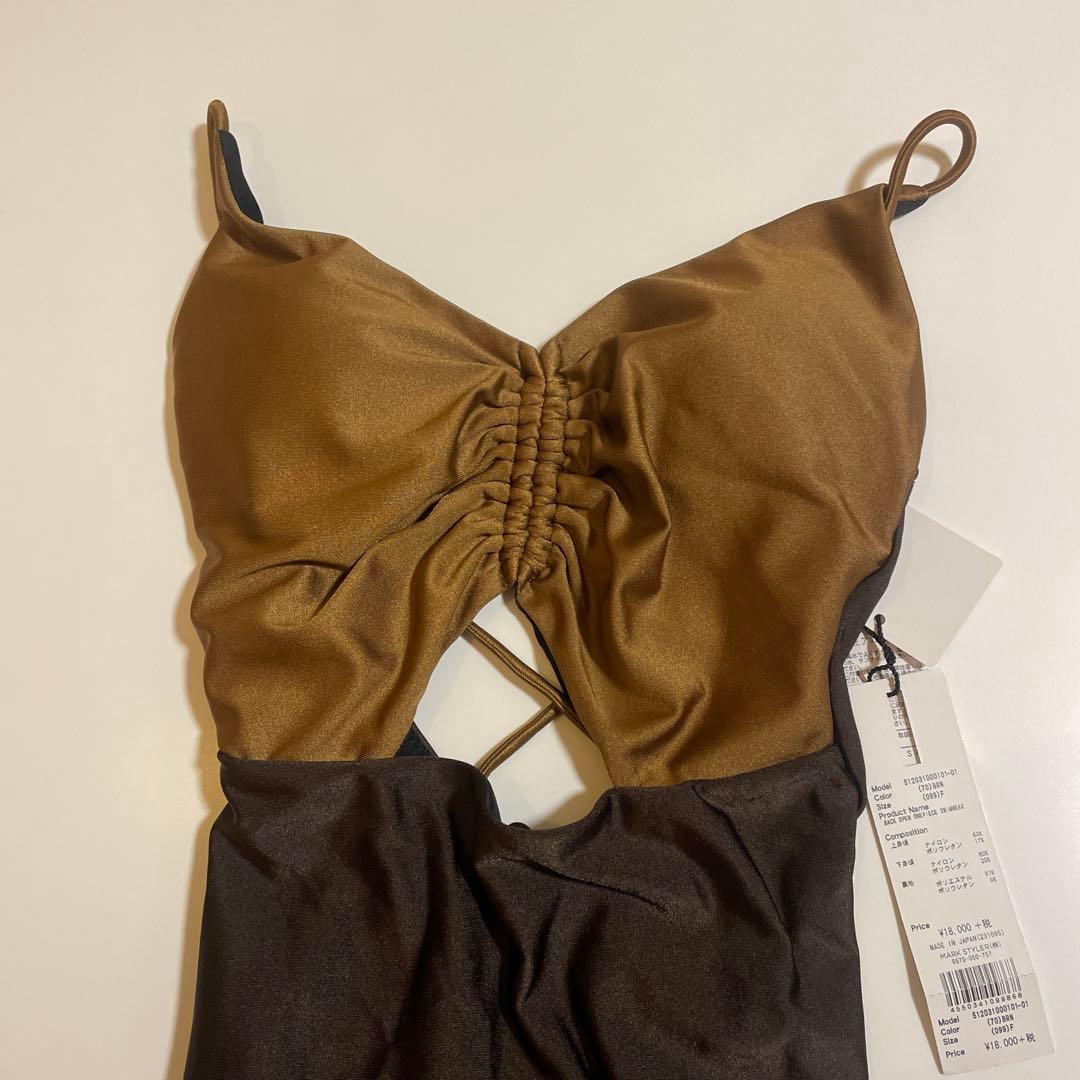 [新品]DESCENDANT ELENDEEK スイムウェア 水着 brown