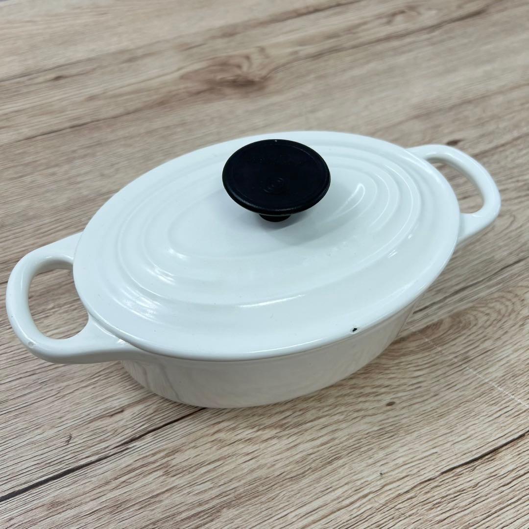 LE CREUSET ソースパン 18cm ミニオーバル ココット C239