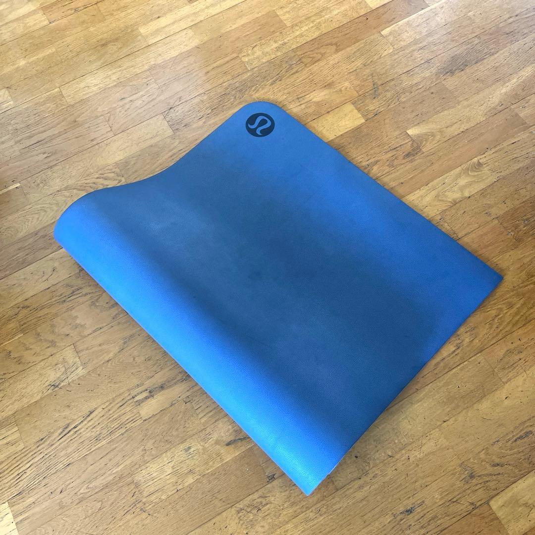 Lululemon ヨガマット 【5mm】ブルー 180cmx66cm