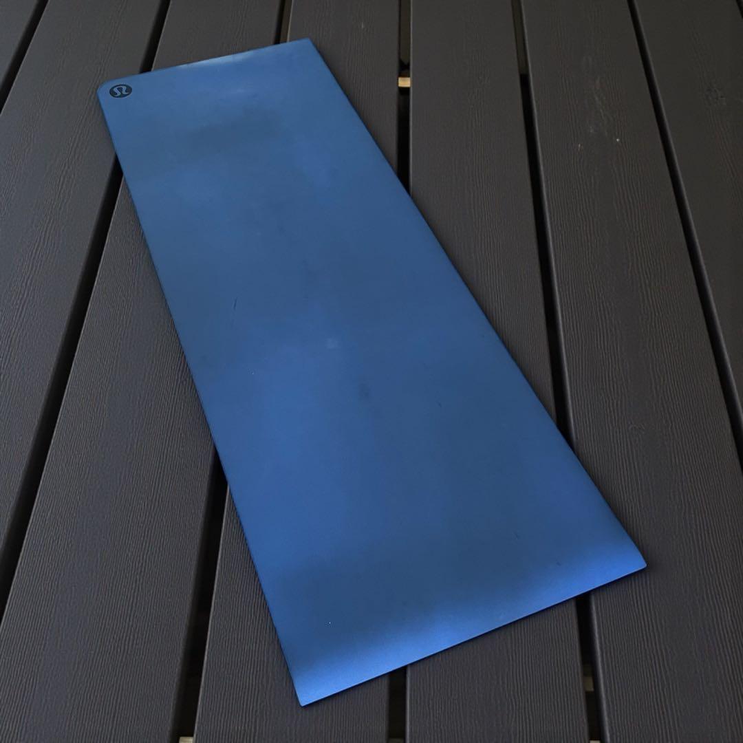 Lululemon ヨガマット 【5mm】ブルー 180cmx66cm