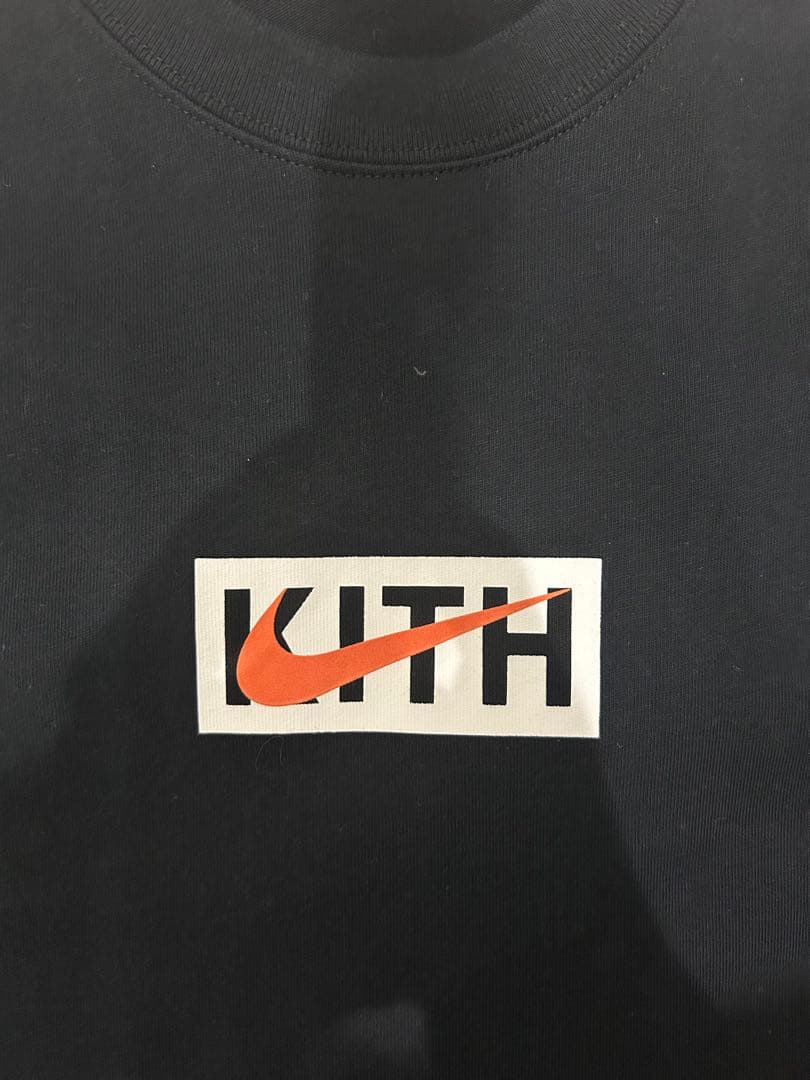 NIKE×KITH×NBA ボックスロゴ 半袖Tシャツ ブラック